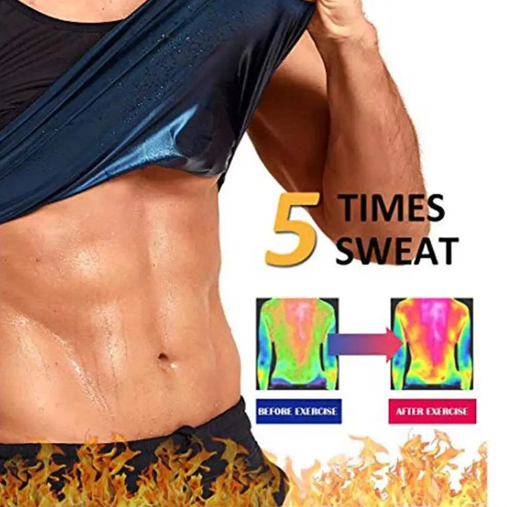 Men Sauna Sweat Tank Tops