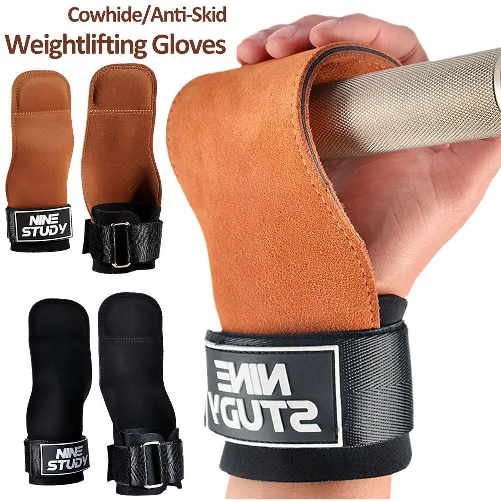 1 Pair Gym Gloves Weightlifting Grip straps