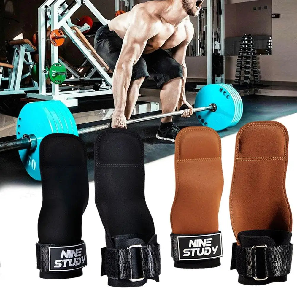 1 Pair Gym Gloves Weightlifting Grip straps